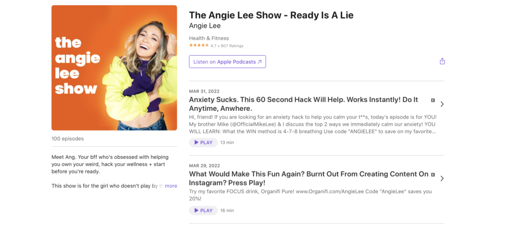 The Angie Lee Show Podcast