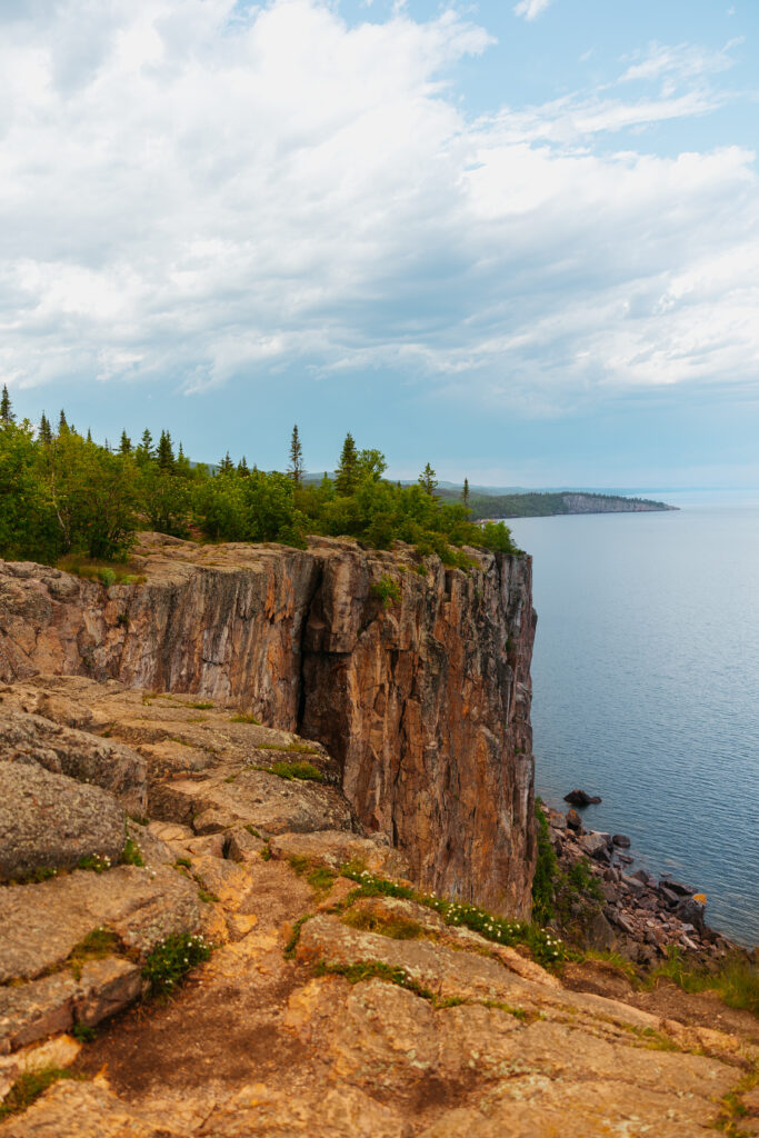 Palisade head in silver bay Minnesota overlooking Lake Superior